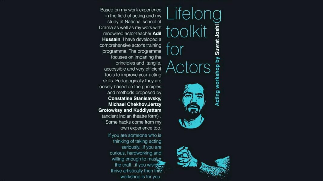 Suvrat Joshi Acting Workshop