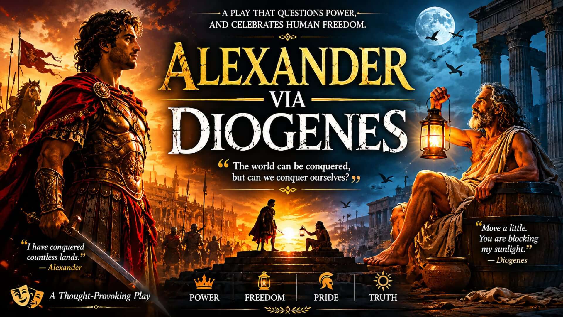 alexander via diogenes • entry tickets